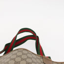 GUCCI GG Supreme Web Sherry Line Bag PVC Beige Red Green 02 003 53 Auth 155240-8