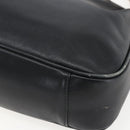 GUCCI Bamboo Hand Bag Leather 2way Black Gold Auth 155242-17