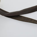 CELINE Bvlgari Salvatore Ferragamo Macadam Bag PVC 3 Set Brown Auth 155245-14
