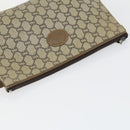 GUCCI GG Canvas GG Plus Sherry Line Bag PVC 3 Set Beige Navy Auth 155246-13