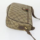 GUCCI GG Canvas GG Plus Sherry Line Bag PVC 3 Set Beige Navy Auth 155246-18