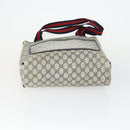 GUCCI GG Canvas GG Plus Sherry Line Bag PVC 3 Set Beige Navy Auth 155246-7