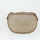 Christian Dior Trotter Honeycomb Canvas Bag PVC 2 Set Navy Beige Auth 155247-12