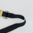 Christian Dior Trotter Honeycomb Canvas Bag PVC 2 Set Navy Beige Auth 155247-6