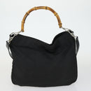 GUCCI Bag Leather Canvas Suede 5 Set Brown Black Auth 155250-15