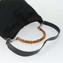 GUCCI Bag Leather Canvas Suede 5 Set Brown Black Auth 155250-16