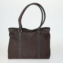 GUCCI Bag Leather Canvas Suede 5 Set Brown Black Auth 155250-2