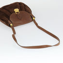 GUCCI Bag Leather Canvas Suede 5 Set Brown Black Auth 155250-26
