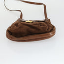 GUCCI Bag Leather Canvas Suede 5 Set Brown Black Auth 155250-27