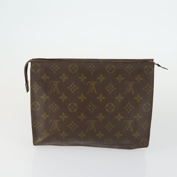 LOUIS VUITTON Monogram Clutch Bag 3 Set LV Auth 155252