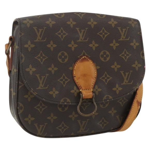 LOUIS VUITTON Monogram Saint Cloud GM Shoulder Bag M51242 LV Auth 155260