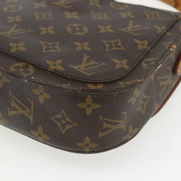 LOUIS VUITTON Monogram Saint Cloud GM Shoulder Bag M51242 LV Auth 155260