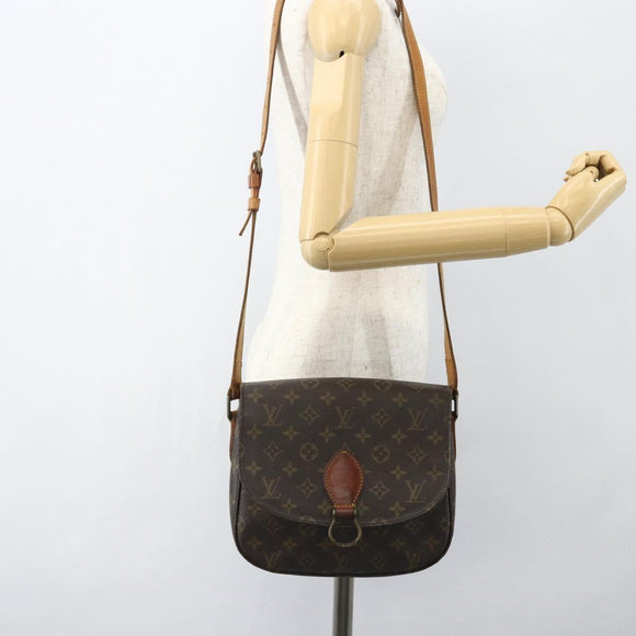 LOUIS VUITTON Monogram Saint Cloud GM Shoulder Bag M51242 LV Auth 155262
