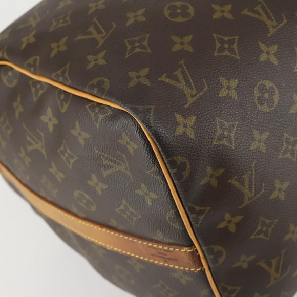 LOUIS VUITTON Monogram Keepall Bandouliere 55 Boston Bag M41414 LV Auth 155269