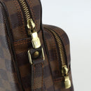 LOUIS VUITTON Damier Ebene Amazon Shoulder Bag SPO N48074 LV Auth 155271V-14