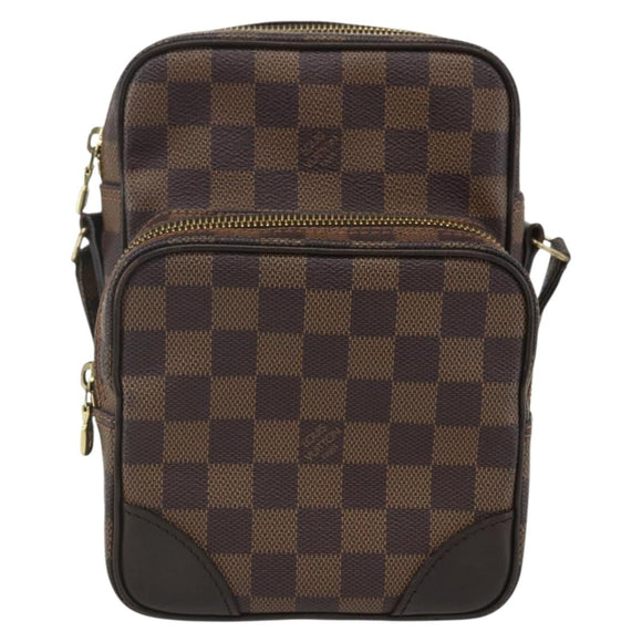 LOUIS VUITTON Damier Ebene Amazon Shoulder Bag SPO N48074 LV Auth 155271V