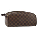 LOUIS VUITTON Damier Ebene Trousse Toilette King Size Pouch N47527 Auth 155272-1