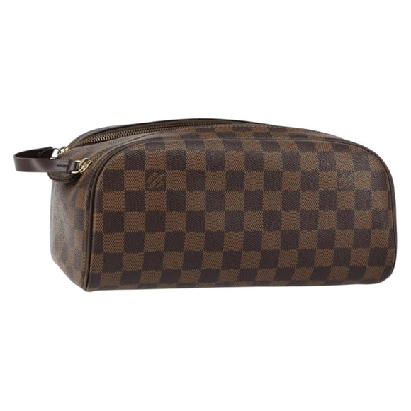 LOUIS VUITTON Damier Ebene Trousse Toilette King Size Pouch N47527 Auth 155272