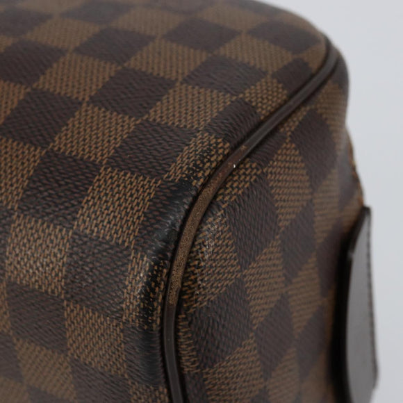 LOUIS VUITTON Damier Ebene Trousse Toilette King Size Pouch N47527 Auth 155272