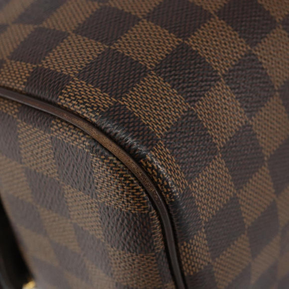 LOUIS VUITTON Damier Ebene Trousse Toilette King Size Pouch N47527 Auth 155272