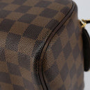 LOUIS VUITTON Damier Ebene Trousse Toilette King Size Pouch N47527 Auth 155272-16