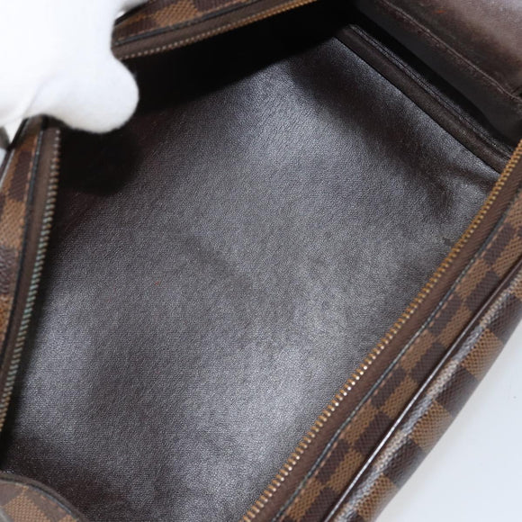 LOUIS VUITTON Damier Ebene Trousse Toilette King Size Pouch N47527 Auth 155272