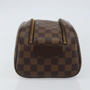 LOUIS VUITTON Damier Ebene Trousse Toilette King Size Pouch N47527 Auth 155272-3