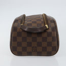 LOUIS VUITTON Damier Ebene Trousse Toilette King Size Pouch N47527 Auth 155272-4