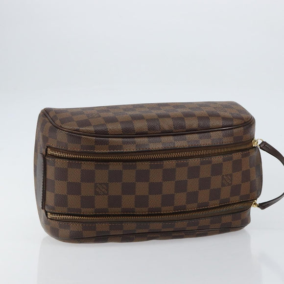 LOUIS VUITTON Damier Ebene Trousse Toilette King Size Pouch N47527 Auth 155272