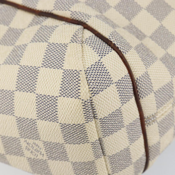 LOUIS VUITTON Damier Azur Totally MM Tote Bag N51262 LV Auth 155274
