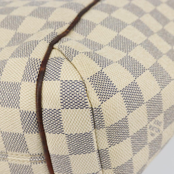 LOUIS VUITTON Damier Azur Totally MM Tote Bag N51262 LV Auth 155274