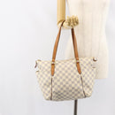 LOUIS VUITTON Damier Azur Totally MM Tote Bag N51262 LV Auth 155274-23