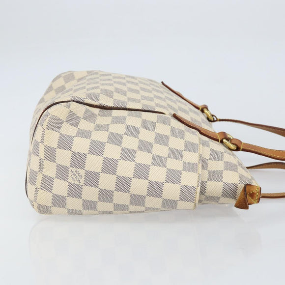 LOUIS VUITTON Damier Azur Totally MM Tote Bag N51262 LV Auth 155274
