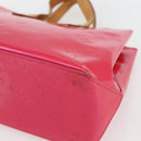 LOUIS VUITTON Monogram Vernis Reade PM Bag Fuchsia Pink M91221 LV Auth 155277-10