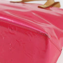 LOUIS VUITTON Monogram Vernis Reade PM Bag Fuchsia Pink M91221 LV Auth 155277-12