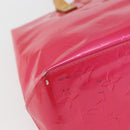 LOUIS VUITTON Monogram Vernis Reade PM Bag Fuchsia Pink M91221 LV Auth 155277-13