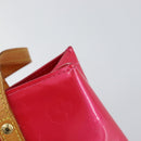 LOUIS VUITTON Monogram Vernis Reade PM Bag Fuchsia Pink M91221 LV Auth 155277-15