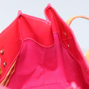 LOUIS VUITTON Monogram Vernis Reade PM Bag Fuchsia Pink M91221 LV Auth 155277-18