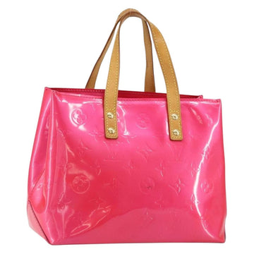 LOUIS VUITTON Monogram Vernis Reade PM Bag Fuchsia Pink M91221 LV Auth 155277