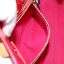 LOUIS VUITTON Monogram Vernis Reade PM Bag Fuchsia Pink M91221 LV Auth 155277-21