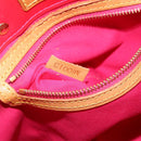 LOUIS VUITTON Monogram Vernis Reade PM Bag Fuchsia Pink M91221 LV Auth 155277-22