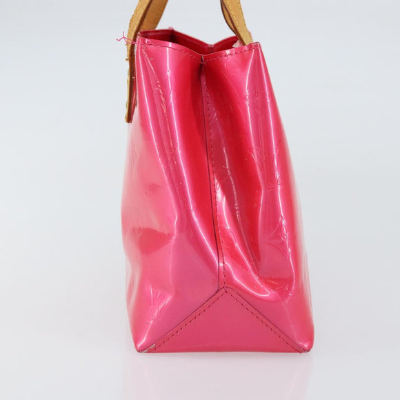 LOUIS VUITTON Monogram Vernis Reade PM Bag Fuchsia Pink M91221 LV Auth 155277