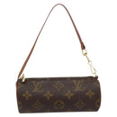 LOUIS VUITTON Monogram Papillon Pouch LV Auth 155280-13