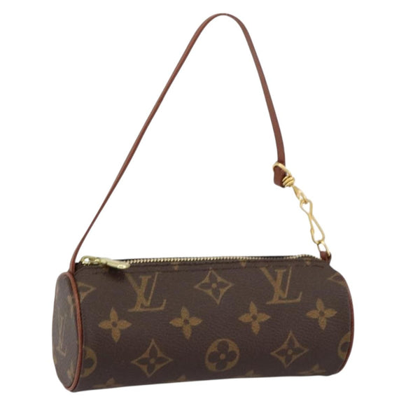 LOUIS VUITTON Monogram Papillon Pouch LV Auth 155281M