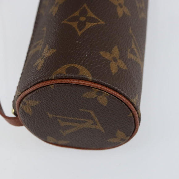 LOUIS VUITTON Monogram Papillon Pouch LV Auth 155281M