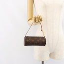 LOUIS VUITTON Monogram Papillon Pouch LV Auth 155281M-19