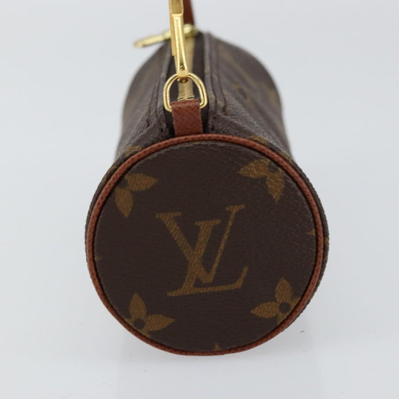 LOUIS VUITTON Monogram Papillon Pouch LV Auth 155281M