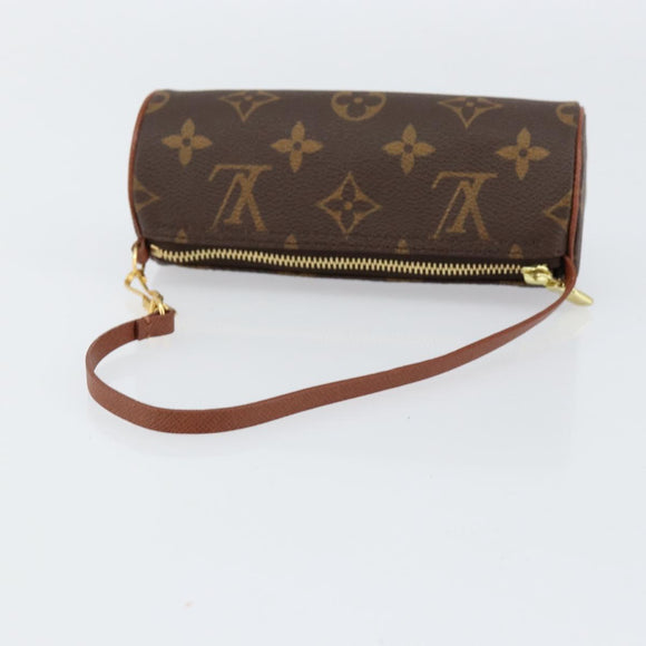 LOUIS VUITTON Monogram Papillon Pouch LV Auth 155281M