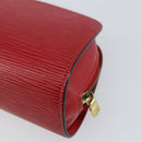 LOUIS VUITTON Epi Dauphine PM Pouch Castilian Red M48447 LV Auth 155284-14