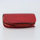 LOUIS VUITTON Epi Dauphine PM Pouch Castilian Red M48447 LV Auth 155284-5